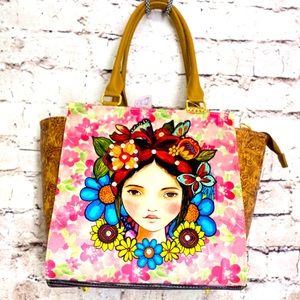 Frida velvet high quality shoulder/crossbody bag